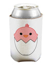 Cute Hatching Chick - Pink Can / Bottle Insulator Coolers by TooLoud-Can Coolie-TooLoud-1-Davson Sales