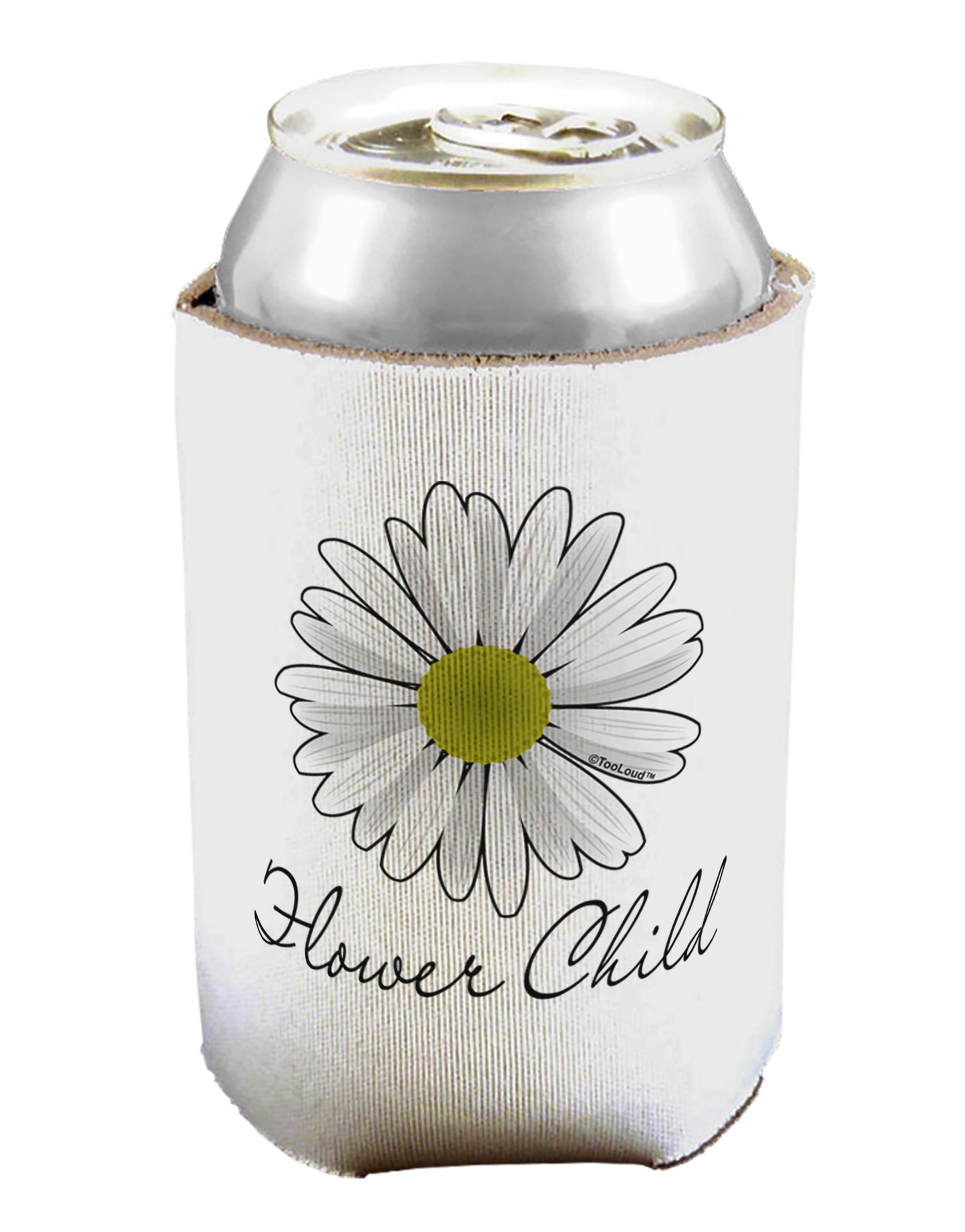 Pretty Daisy - Flower Child Can / Bottle Insulator Coolers-Can Coolie-TooLoud-1-Davson Sales