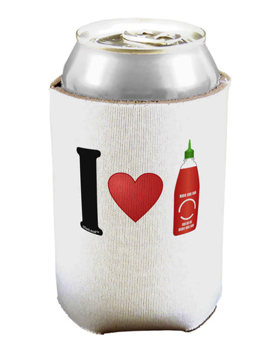 I Heart Sriracha Design Can / Bottle Insulator Coolers by TooLoud-Can Coolie-TooLoud-1-Davson Sales