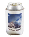 Go Outside Mountain Can / Bottle Insulator Coolers by TooLoud-Can Coolie-TooLoud-1-Davson Sales