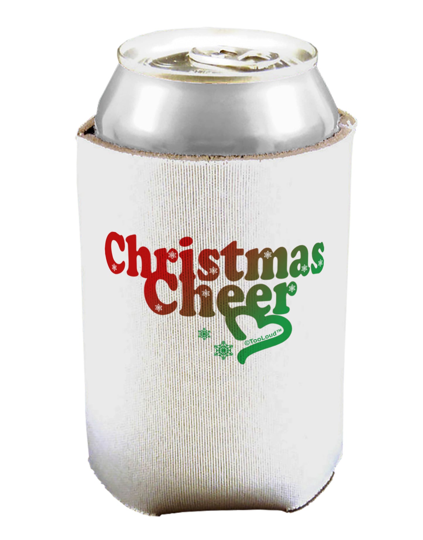 Christmas Cheer Color Can / Bottle Insulator Coolers-Can Coolie-TooLoud-1-Davson Sales