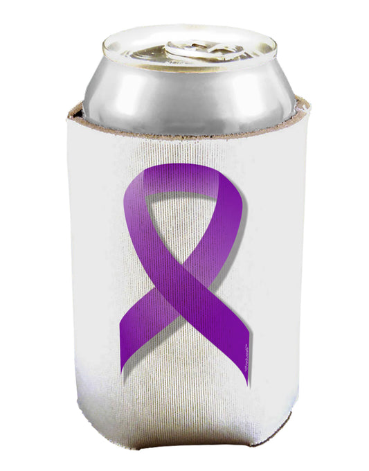 Crohn?ÇÖs Disease Awareness Ribbon - Purple Can / Bottle Insulator Coolers-Can Coolie-TooLoud-1-Davson Sales