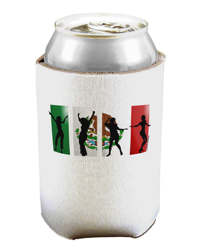 Mexican Flag - Dancing Silhouettes Can / Bottle Insulator Coolers by TooLoud-Can Coolie-TooLoud-1-Davson Sales