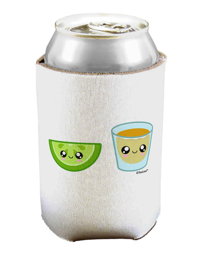 Cute Tequila Shot and Lime Wedge Can / Bottle Insulator Coolers by TooLoud-Can Coolie-TooLoud-1-Davson Sales