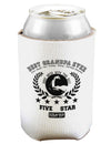 Best Grandpa Ever Collegiate Can and Bottle Insulator Cooler-Bottle Insulator-TooLoud-White-Davson Sales