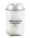 Zombie Hunter in Training - Biohazard Can and Bottle Insulator Cooler-Bottle Insulator-TooLoud-White-Davson Sales