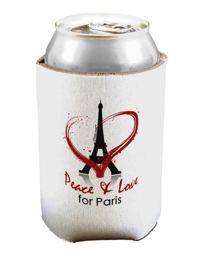 Peace & Love For Paris Can / Bottle Insulator Coolers-Can Coolie-TooLoud-1-Davson Sales