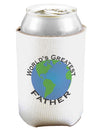 World's Greatest Father Can and Bottle Insulator Koozie-Koozie-TooLoud-White-Davson Sales