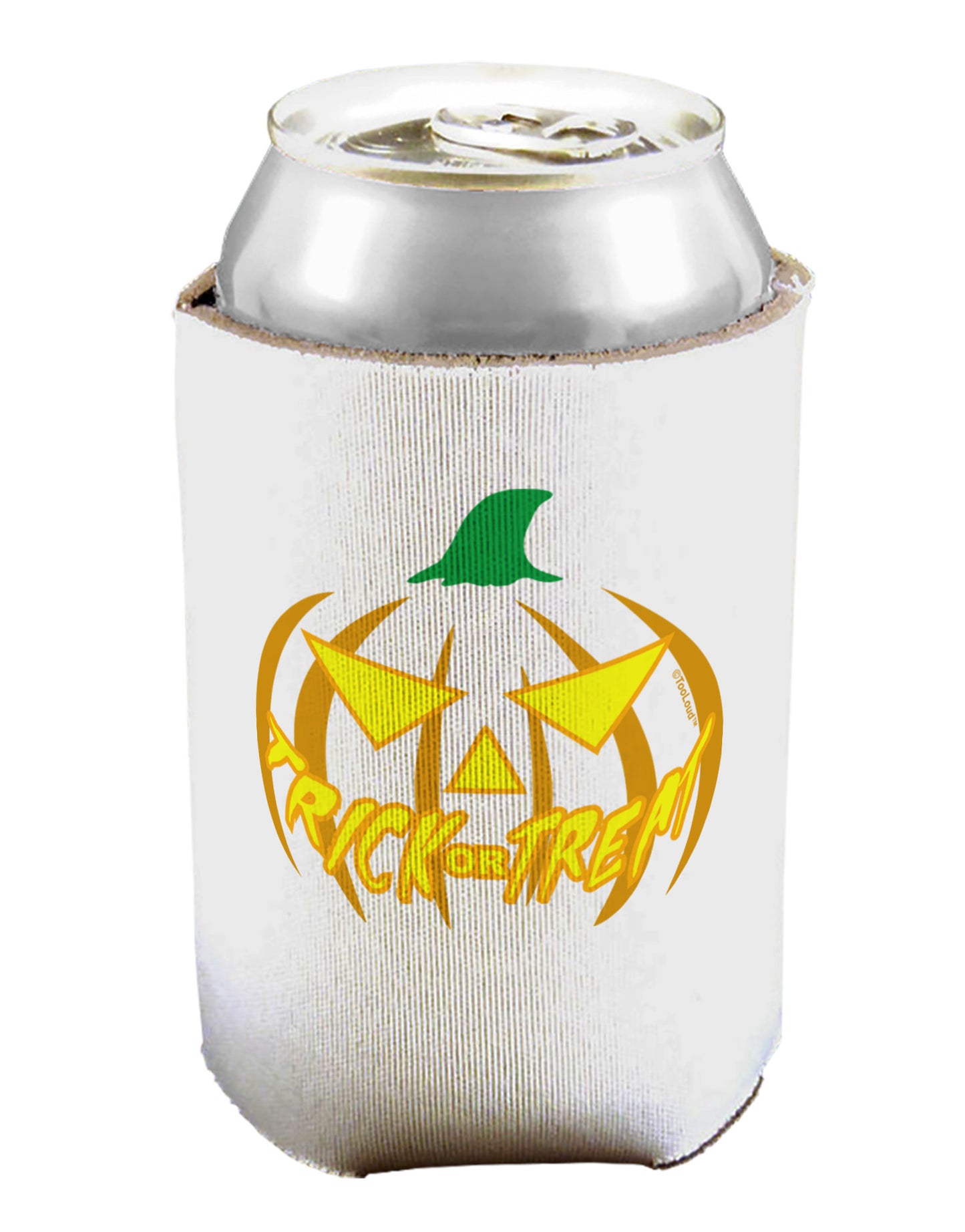 Trick or Treat Jack Yellow Can / Bottle Insulator Coolers-Can Coolie-TooLoud-1-Davson Sales