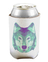 Geometric Wolf Head Can / Bottle Insulator Coolers by TooLoud-Can Coolie-TooLoud-1-Davson Sales