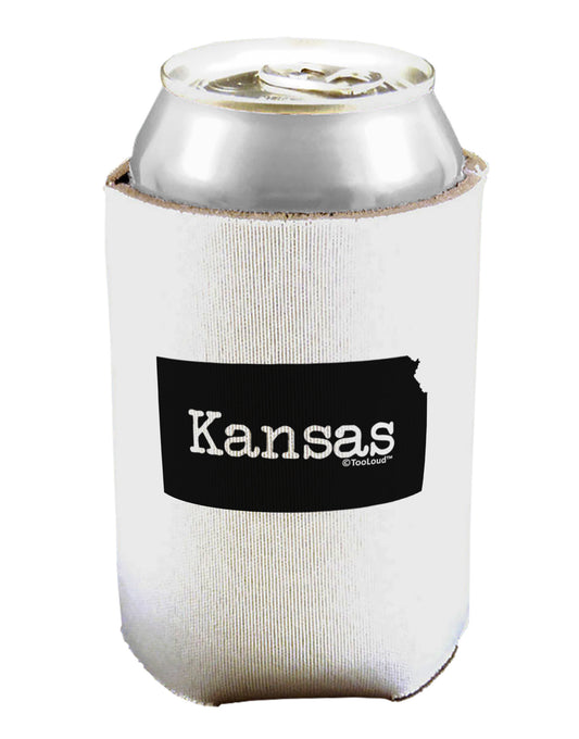 Kansas - United States Shape Can / Bottle Insulator Coolers-Can Coolie-TooLoud-1 Piece-Davson Sales