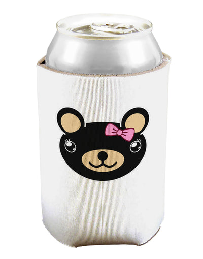 Kyu-T Head - Night Beartholomea Girl Teddy Bear Can and Bottle Insulator Cooler-Bottle Insulator-TooLoud-White-Davson Sales