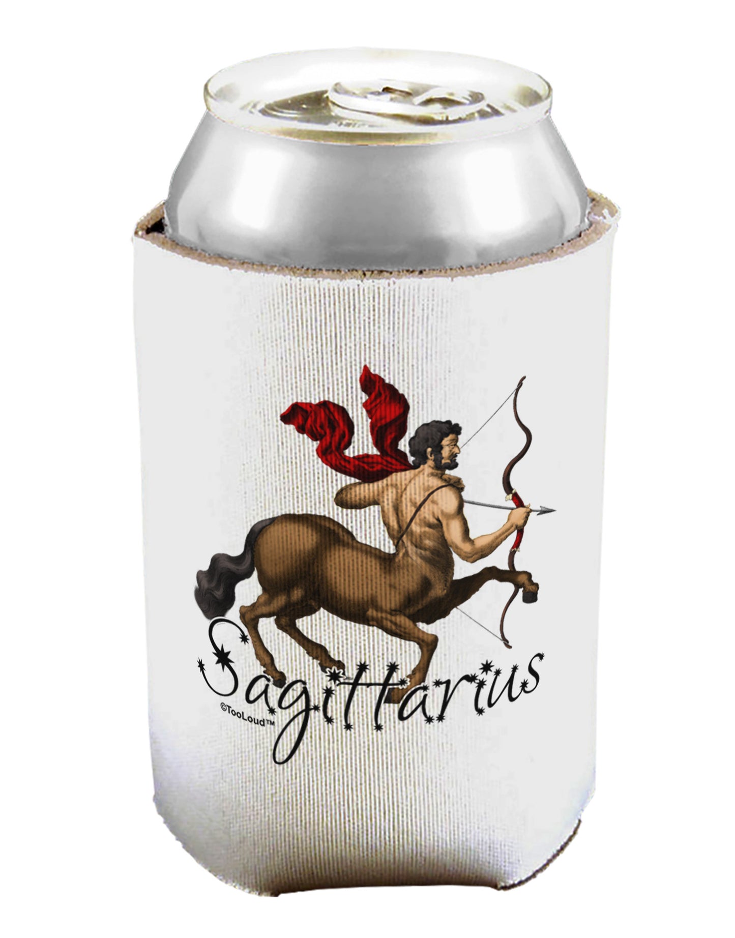 Sagittarius Color Illustration Can / Bottle Insulator Coolers-Can Coolie-TooLoud-1 Piece-Davson Sales