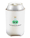 Don't Make Me Poison You Can and Bottle Insulator Cooler-Bottle Insulator-TooLoud-White-Davson Sales