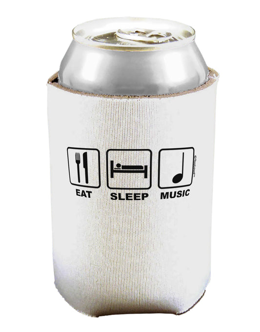 Eat Sleep Music Design Can / Bottle Insulator Coolers by TooLoud-Can Coolie-TooLoud-1-Davson Sales