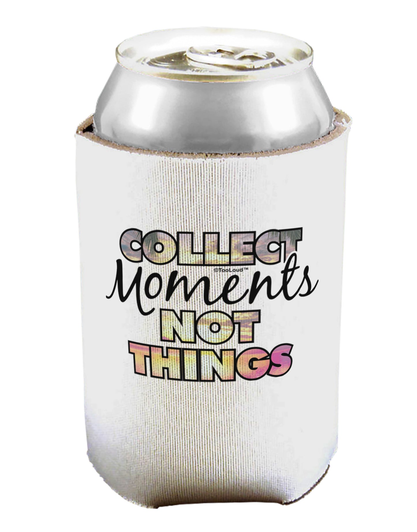 Collect Moments Not Things Can / Bottle Insulator Coolers-Can Coolie-TooLoud-1-Davson Sales
