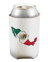 Mexico Outline - Mexican Flag Can / Bottle Insulator Coolers by TooLoud-Can Coolie-TooLoud-1-Davson Sales