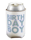 Birthday Boy - Blue and Green Dots Can / Bottle Insulator Coolers by TooLoud-Can Coolie-TooLoud-1-Davson Sales