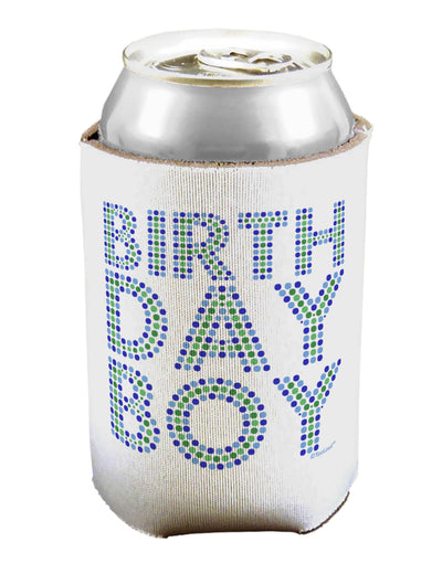 Birthday Boy - Blue and Green Dots Can / Bottle Insulator Coolers by TooLoud-Can Coolie-TooLoud-1-Davson Sales