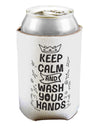 TooLoud Keep Calm and Wash Your Hands Can Bottle Insulator Coolers