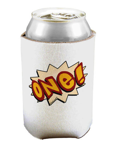 Onomatopoeia One Birthday Can / Bottle Insulator Coolers by TooLoud-Can Coolie-TooLoud-1-Davson Sales