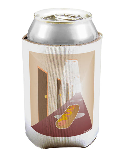 Hotdog in a Hallway Can / Bottle Insulator Coolers by TooLoud-Can Coolie-TooLoud-1-Davson Sales