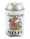 TooLoud America is Strong We will Overcome This Can Bottle Insulator Coolers-Can Coolie-TooLoud-2 Piece-Davson Sales