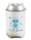 Yeti (Ready) for Christmas - Abominable Snowman Can / Bottle Insulator Coolers-Can Coolie-TooLoud-1 Piece-Davson Sales