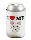 I Heart My - Cute Westie Dog Can / Bottle Insulator Coolers by TooLoud-Can Coolie-TooLoud-1-Davson Sales