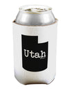 Utah - United States Shape Can / Bottle Insulator Coolers by TooLoud-Can Coolie-TooLoud-1-Davson Sales