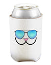 Kyu-T Face - Kawa Cool Sunglasses Can and Bottle Insulator Cooler-Bottle Insulator-TooLoud-White-Davson Sales