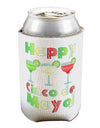 Margaritas - Mexican Flag Colors - Happy Cinco de Mayo Can / Bottle Insulator Coolers by TooLoud-Can Coolie-TooLoud-1-Davson Sales