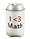 I Heart Math Can / Bottle Insulator Coolers by TooLoud-Can Coolie-TooLoud-1-Davson Sales