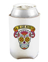 Dia de los Muertos Calavera Can and Bottle Insulator Cooler-Bottle Insulator-TooLoud-White-Davson Sales