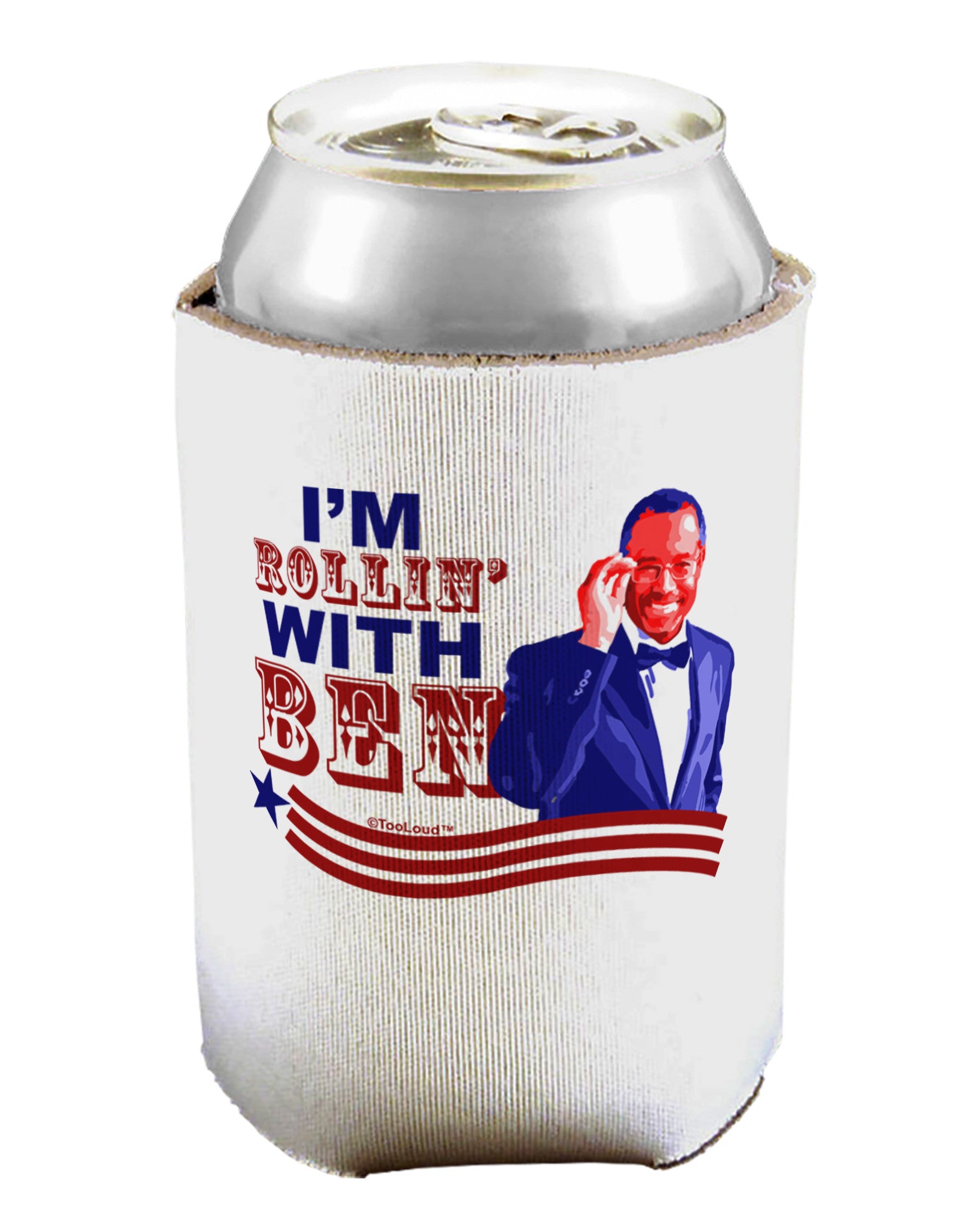 Rollin' With Ben Can / Bottle Insulator Coolers-Can Coolie-TooLoud-1-Davson Sales