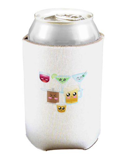 Cutsie Cartel Can and Bottle Insulator Cooler-Bottle Insulator-TooLoud-White-Davson Sales