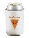 Cute Pie Slice- Happy Thanksgiving Can and Bottle Insulator Cooler-Bottle Insulator-TooLoud-White-Davson Sales