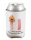 It's All Fun and Games - Wiener Can / Bottle Insulator Coolers by TooLoud