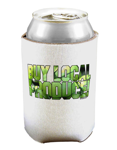 Buy Local - Green Tomatoes Text Can / Bottle Insulator Coolers-Can Coolie-TooLoud-1 Piece-Davson Sales