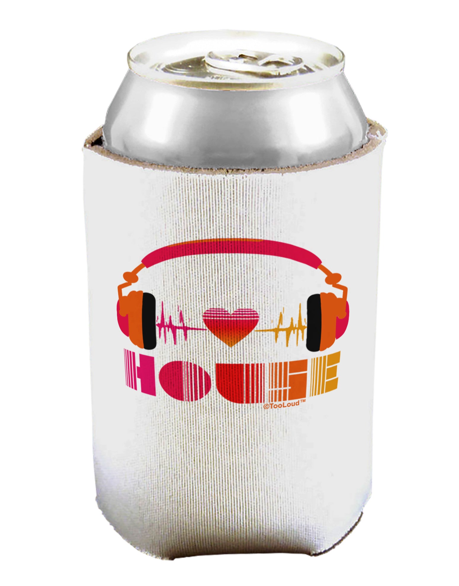 Heart House Can / Bottle Insulator Coolers-Can Coolie-TooLoud-1-Davson Sales
