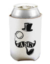 Fancy Tophat Mustache Pipe and Monocle Can / Bottle Insulator Coolers-Can Coolie-TooLoud-1 Piece-Davson Sales