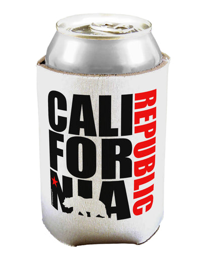 California Republic Design - California Red Star and Bear Can / Bottle Insulator Coolers by TooLoud-Can Coolie-TooLoud-1-Davson Sales