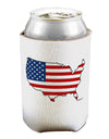 United States Cutout - American Flag Design Can / Bottle Insulator Coolers by TooLoud-Can Coolie-TooLoud-1-Davson Sales