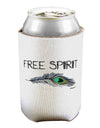 Graphic Feather Design - Free Spirit Can / Bottle Insulator Coolers by TooLoud-Can Coolie-TooLoud-1-Davson Sales