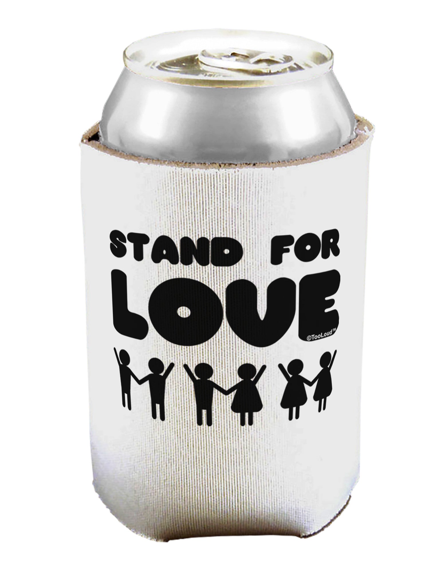 Stand For Love Can / Bottle Insulator Coolers-Can Coolie-TooLoud-1 Piece-Davson Sales