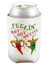 Feelin Hot Hot Hot Chili Peppers Can and Bottle Insulator Koozie-Koozie-TooLoud-White-Davson Sales