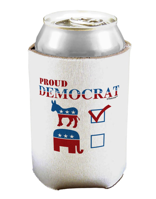 Proud Democrat Checkmark Can / Bottle Insulator Coolers-Can Coolie-TooLoud-1-Davson Sales