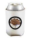 Turkey Trouble - Thanksgiving Funny Can and Bottle Insulator Cooler-Bottle Insulator-TooLoud-White-Davson Sales