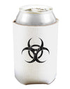 Biohazard Symbol - Vintage Apocalypse Can and Bottle Insulator Cooler-Bottle Insulator-TooLoud-White-Davson Sales