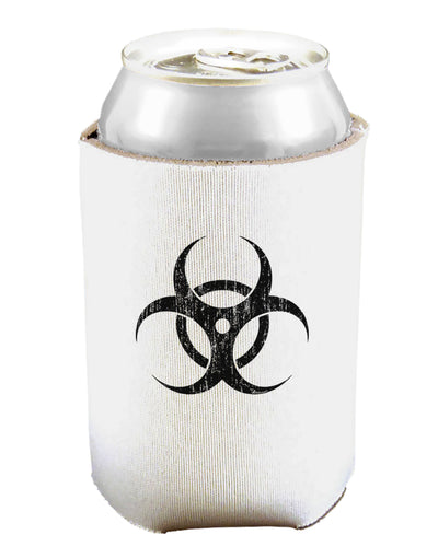 Biohazard Symbol - Vintage Apocalypse Can and Bottle Insulator Cooler-Bottle Insulator-TooLoud-White-Davson Sales